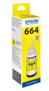 Epson T6644 Ecotank Yellow ink bottle (70ml). 7500 pages @ 5% coverage