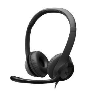 Logitech H390 USB, Wired, Calls/Music, 20 - 20000 Hz, 197 g, Headset, Black