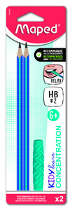 MAPED Graphite KidyLearn Focus HB 2's PLUS Chewable Topper-854400