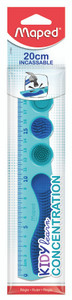 MAPED KidyLearn Focus Ruler 20cm Blue-277900