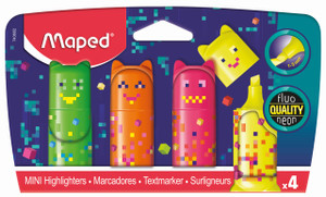 MAPED Pixel Highlighter Mini 4's-743602