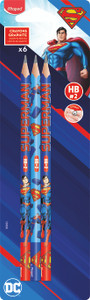MAPED Superman Graphite HB Pencil 6's-850833