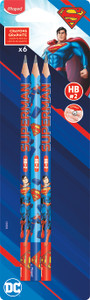 MAPED Superman Graphite HB Pencil 6's-850833