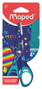 MAPED Pixel Scissors 13cm Essential Soft - Card-464917