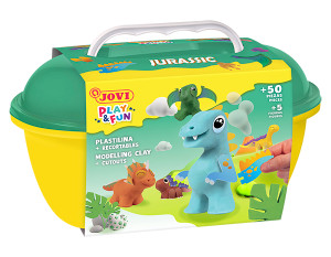 JOVI Plasticine Modelling Clay Kit - Jurassic-JOV2201