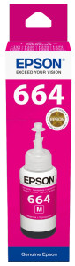 Epson T6643 Ecotank Magenta ink bottle (70ml). 7500 pages @ 5% coverage