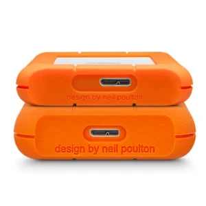 Seagate Rugged Mini, 2000 GB, 3.2 Gen 1 (3.1 Gen 1), 5400 RPM, Orange,Silver
