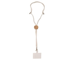 Bamboo Disc Cotton Cell Phone Holder - GSR - P2795C