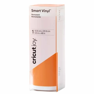 Cricut Smart Vinyl, Heat transfer vinyl roll, Orange, Monochromatic, Matte, Cricut Joy, 139 mm