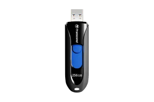 Transcend JetFlash 790 256GB Black, 256 GB, USB Type-A, 3.2 Gen 1 (3.1 Gen 1), Capless, 19 g, Black