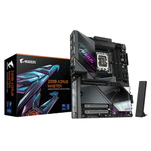 GIGABYTE Intel® Z890 Chipset for LGA 1851; 4x DDR5; 5x M2; 2xUSB4® USB Type-C®/HDMI (Front); ATX. 