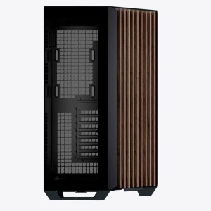 Aerocool APNX V1 premium Black and Wood mid-tower ATX case -Supports up to 10 fans -  6x2.5'' or 2x 3.5'' - 360mm radiator - 