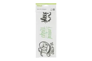 2004981 - CRICUT IRON ON DESIGNS SLEEP IN 4.25X12