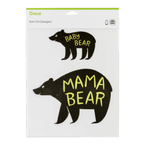 2004823 - CRICUT IRON ON DESIGNS MAMA BABY BEAR 8.5X12
