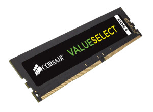 Corsair ValueSelect 16 GB, DDR4, 2666 MHz, 16 GB, 1 x 16 GB, DDR4, 2666 MHz, 288-pin DIMM, Black