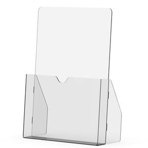 Menu Holder Acrylic Table Brochure Holder A4 - Box 5 - DP0504-Z Menu Holder Acrylic Table Brochure Holder A4 - Box 5 - DP0504-Z