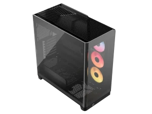 Corsair 4500X RS-R ARGB Tempered Glass Mid-Tower, Black, Midi Tower, PC, Black, 18.5 cm, 25 cm, 3x 120 mm