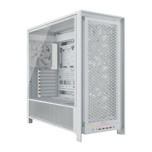 Corsair FRAME 5000D RS, Midi Tower, PC, White, ATX, EATX, micro ATX, Mini-ITX, Plastic, Steel, Tempered glass, Gaming