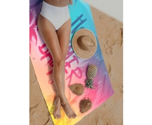 Smooth Custom Double-Sided Beach Towel - Medium - GSR - SubBeachTowel004-M