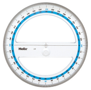 HELIX Protractor 15cm 360 Degree-X12091