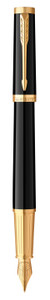 PARKER Ingenuity Fountain Pen - Black Gold Trim-NS2182006