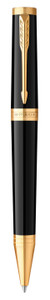 PARKER Ingenuity Ballpoint Pen - Black Gold Trim-NS2182008