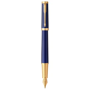 PARKER Ingenuity Fountain Pen - Blue Gold Trim-NS2182010