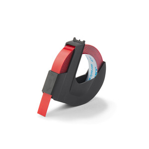 DYMO Omega Embossing Tape - Red 9mm x 3m-DS520102