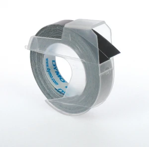 DYMO Omega Embossing Tape - Black 9mm x 3m-DS520109