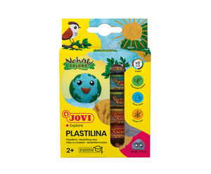 JOVI Plastilina Modelling Clay 6x15g - Nature Colours-JOV90-6N