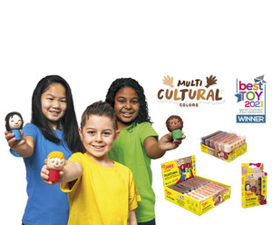 JOVI Plastilina Modelling Clay 6x15g - Multicultural Colours-JOV90-6M