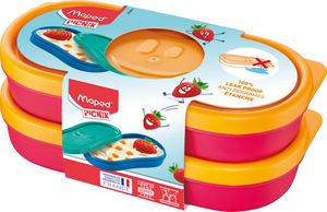MAPED Picnik Concept Kids Snack Box 2's Pink-870901