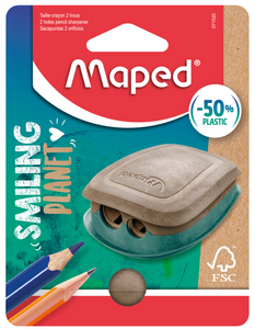 MAPED PLANET Sharpener 2Hole Pulse FSC - Card-071520FM