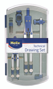 HELIX Precision Plus Drawing Set 5Piece - Diameter 430mm-X32579