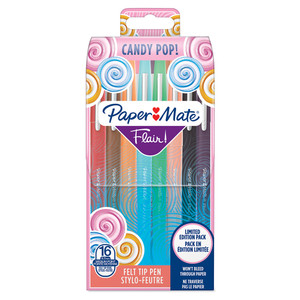 PAPER MATE Flair Candy Pop Medium 0.7mm 16's-NS2061395