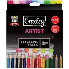 CROXLEY ARTIST COLOURING PENCIL 24S-PCL2124