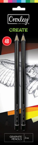 CROXLEY CREATE Pencils - 4B CROXLEY CREATE Pencils - 4B