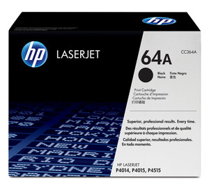 HP 64A LaserJet P4014/P4015/P4515 Black Print Toner Cartridge Prints Approximately 10 000 PGS Using the ISO/IEC 19752 Yi - TAR - CC364A-TAR