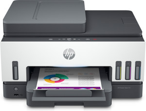 HP Smart Tank 790-Print, Scan, Copy and fax-up to:15/9 ppm; Automatic duple; Automatic Document Feeder (ADF); 250-Sheets - TAR - 4WF66A-TAR