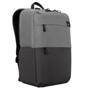 Targus 15.6" Sagano Travel BackPack Grey minimalistic design SafePort Sling Protection System Two exterior, front pocket - TAR - TBB634GL-TAR