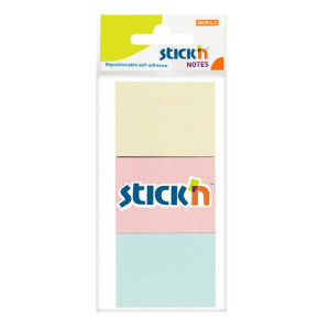 Stick 'N Asst. 38x50 Stick'n Notes (Pkt-3)  EA Stick 'N Asst. 38x50 Stick'n Notes (Pkt-3)  EA