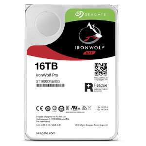 Seagate IronWolf Pro ST16000NT001, 16 TB, 7200 RPM, 256 MB, 3.5"
