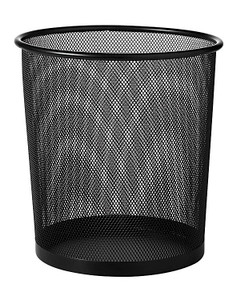 Large mesh Bin Black