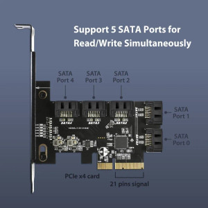 Vantec UGT-ST655, PCIe, SATA, PCIe 3.0, Black, Taiwan, 0 - 45 °C