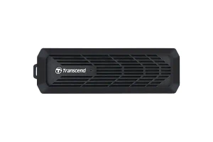 Transcend TS-CM10G, SSD enclosure, M.2, PCI Express, Serial ATA, 10 Gbit/s, USB connectivity, Black