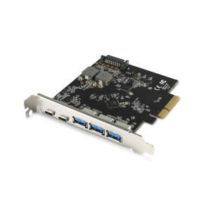Vantec UGT-PC3A2C, USB Type-A, PCIe, Black, 5 - 50 °C, -20 - 60 °C, 20 - 80%