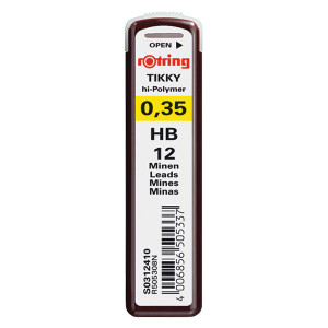 rOtring Polymer Leads 0.3mm HB-RS0312410