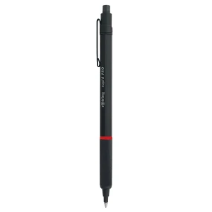 rOtring Rapidpro Matte Black Ball Pen Medium - Blue Ink-R1904292