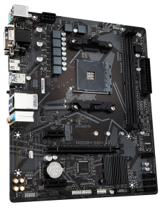 GIGABYTE A520M S2H Motherboard - Supports AMD Ryzen 5000 Series AM4 CPUs, 4+3 Phases Pure Digital VRM, up to 5100MHz DDR4 (OC), PCIe 3.0 x4 M.2, GbE LAN, USB 3.2 Gen 1, AMD, Socket AM4, 3rd Generation AMD Ryzen™ 3, Socket AM4, 64 GB, DDR4-SDRAM