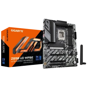 GIGABYTE Intel® Z890 Chipset for LGA 1851; 4x DDR5; 3x M2; USB4® USB Type-C®/DP; ATX. 